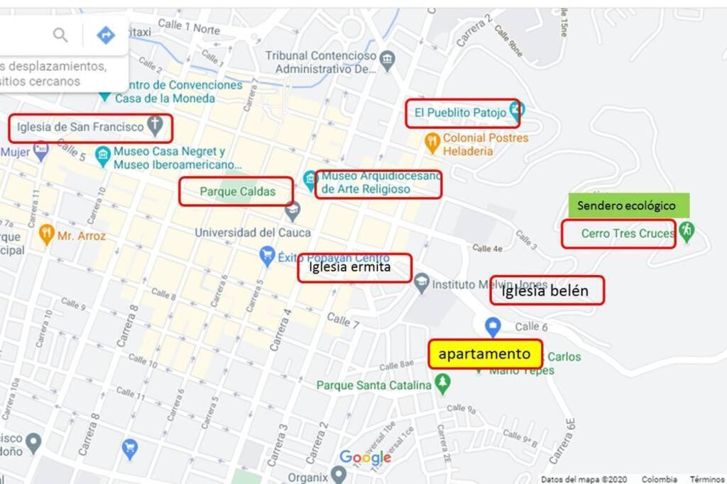 Acogedor Apartamento En Centro De 波帕扬 外观 照片